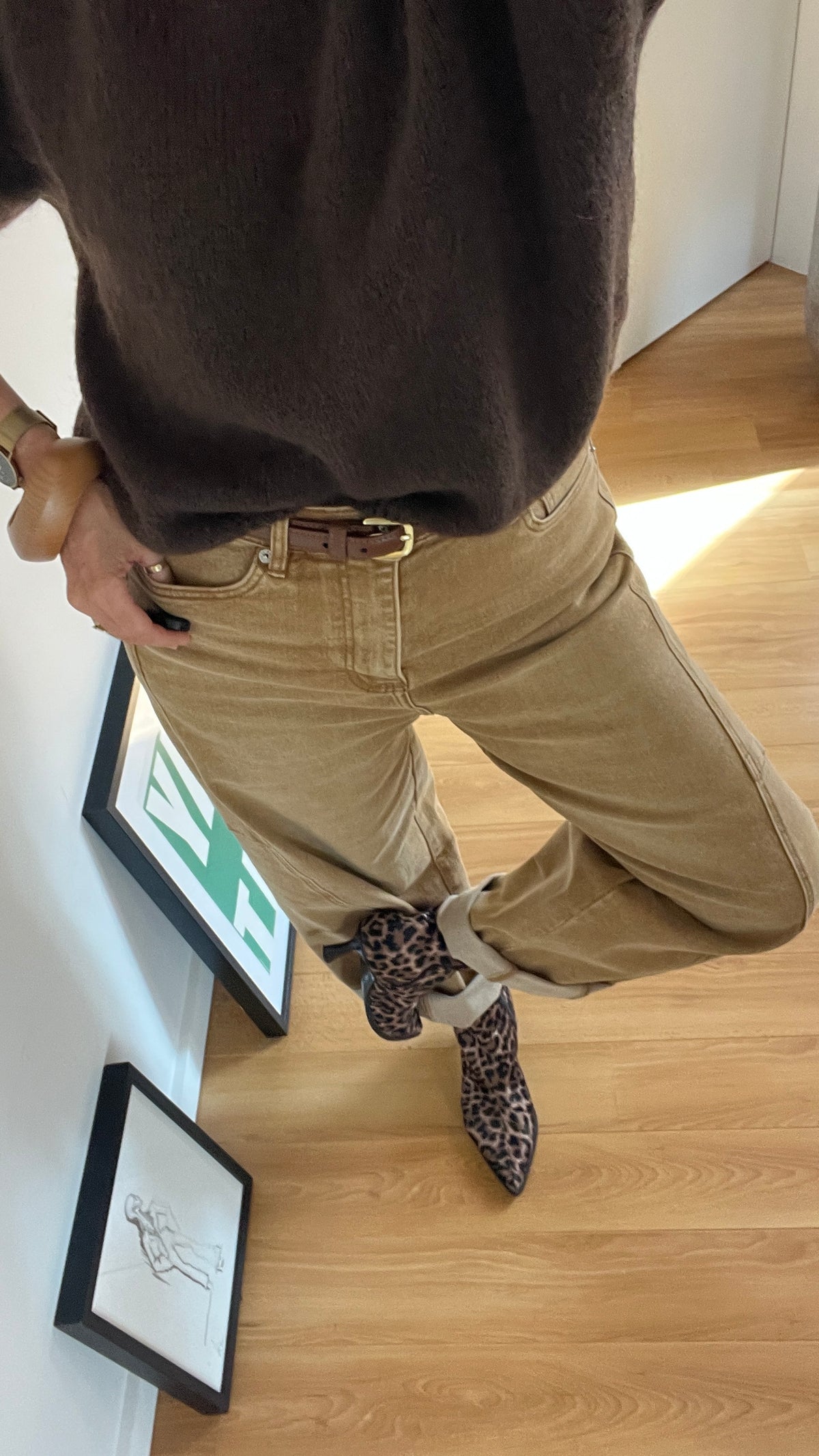 Jean ballon camel | GASTON