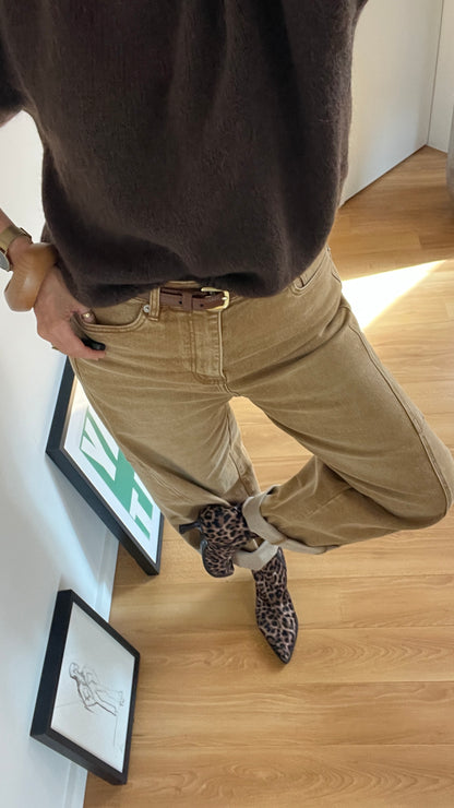 Jean ballon camel | GASTON