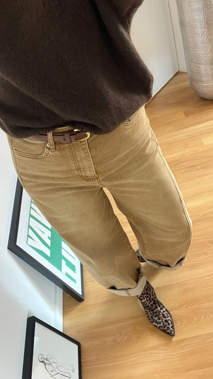 Jean ballon camel | GASTON