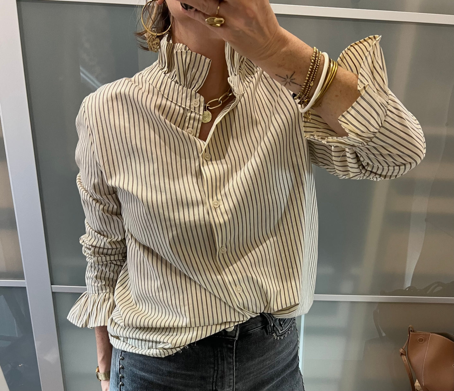 Chemise ROXANE col victorien