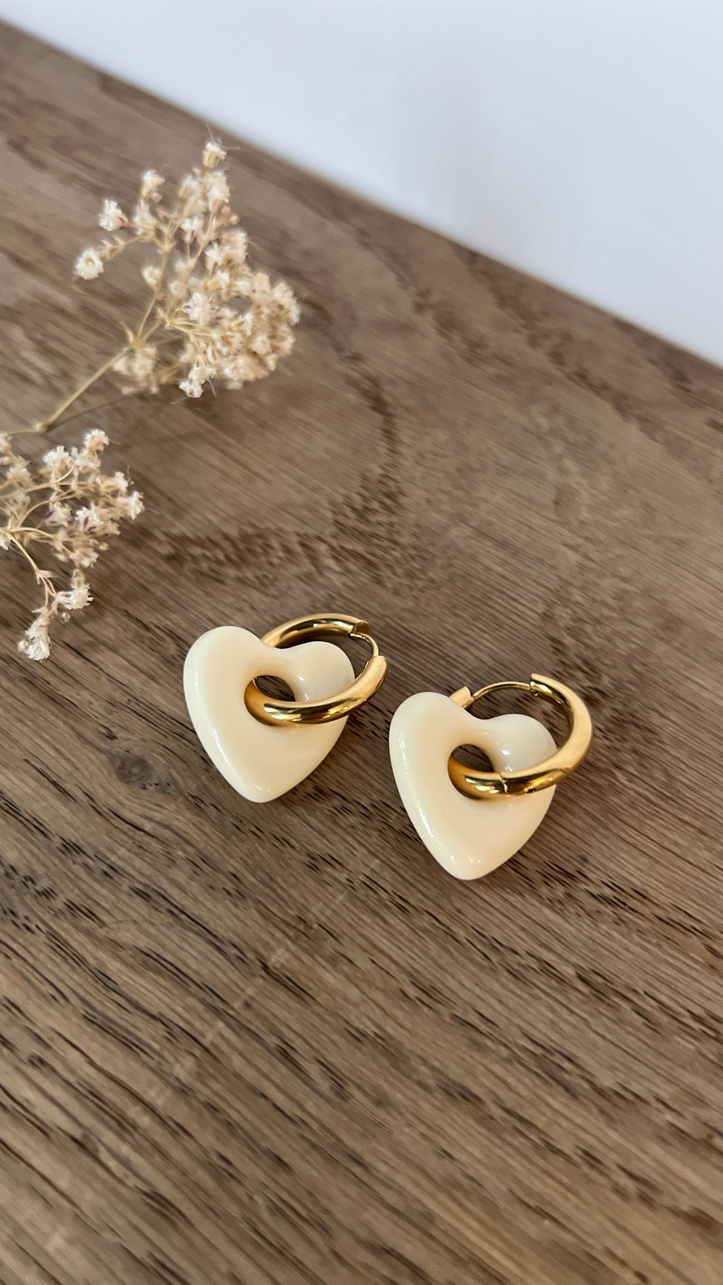 Boucles d'oreilles créole Cœur | MARION