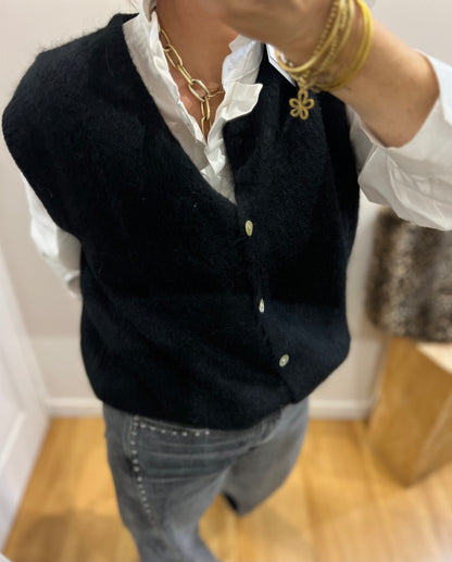 Gilet sans manches CHARLOTTE Noir