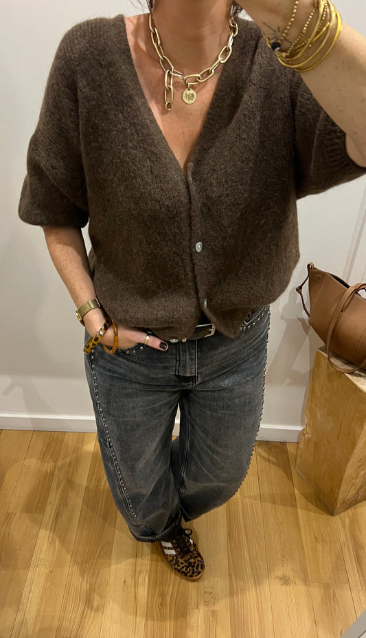 Gilet INGRID chocolat