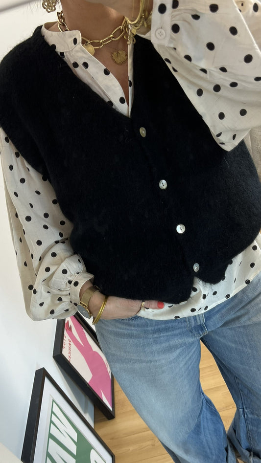 Gilet | CHARLOTTE Noir