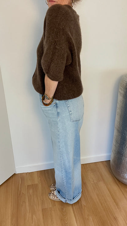 Gilet | INGRID chocolat