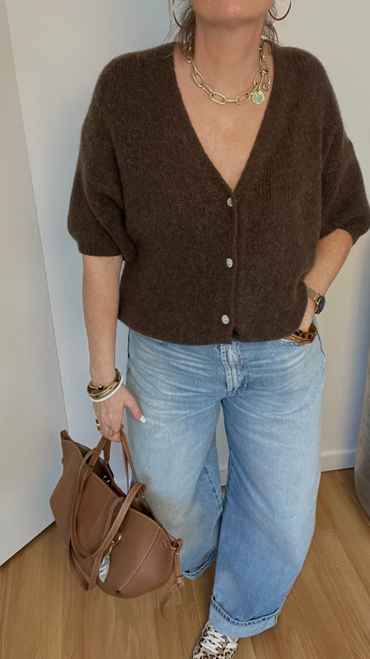 Gilet | INGRID chocolat