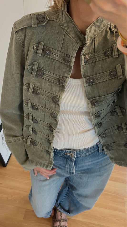Veste jean | JACKSON kaki