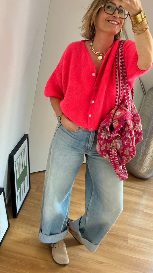 Gilet | LOUNA corail fluo