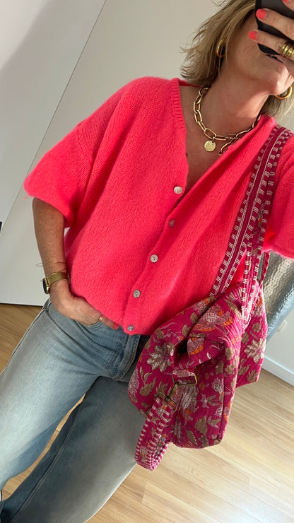 Gilet | LOUNA corail fluo