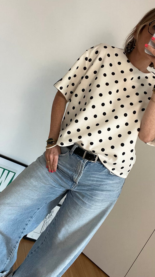 T-shirt | POLKA Blanc
