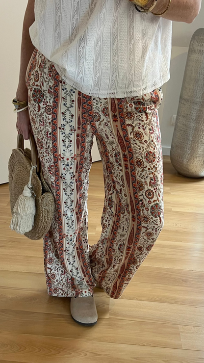 Pantalon | THERESA - Imprimé Bohème