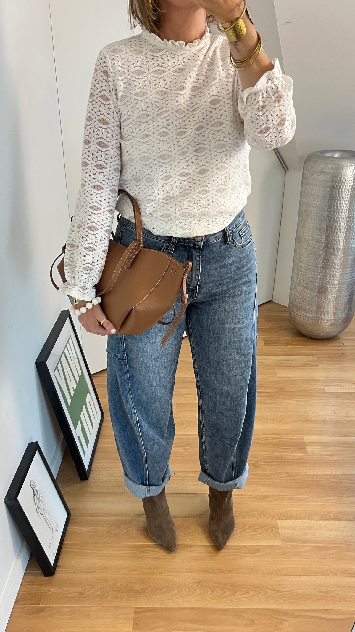 Jean ballon OMAR bleu denim